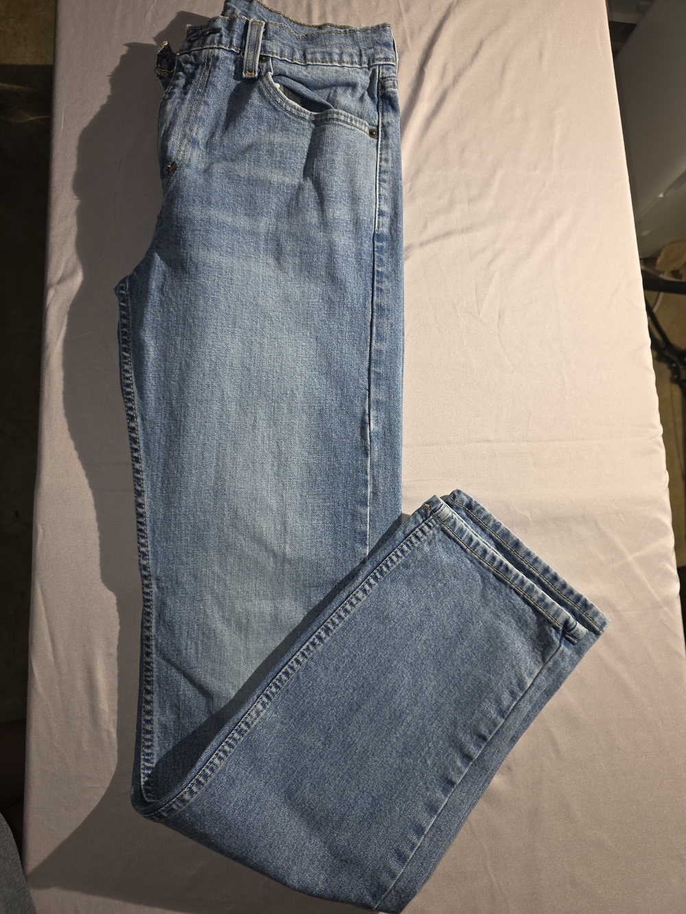 Levi's 505 Relaxed Fit Jeans - Light Blue Wash